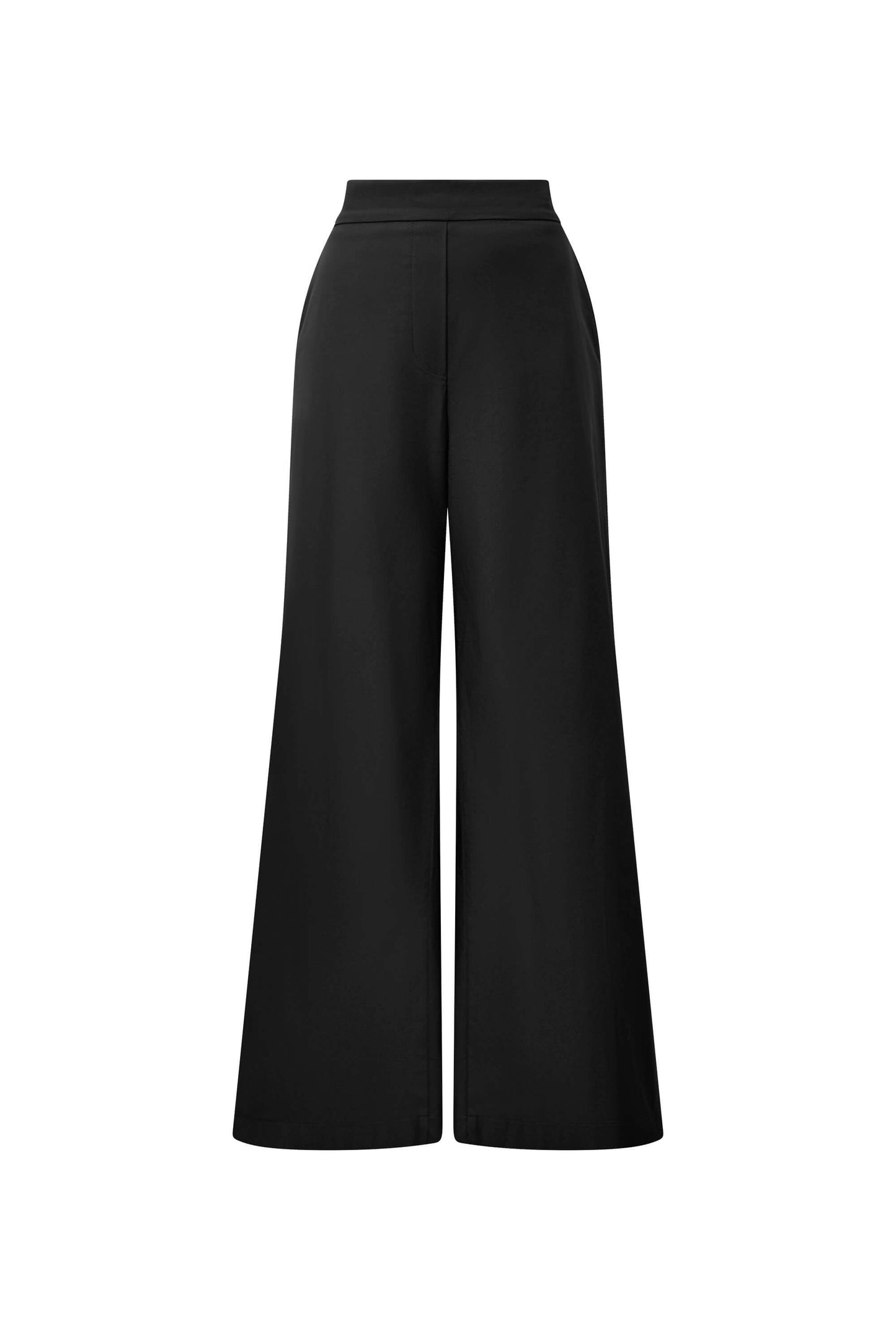 Cotton Black Trousers