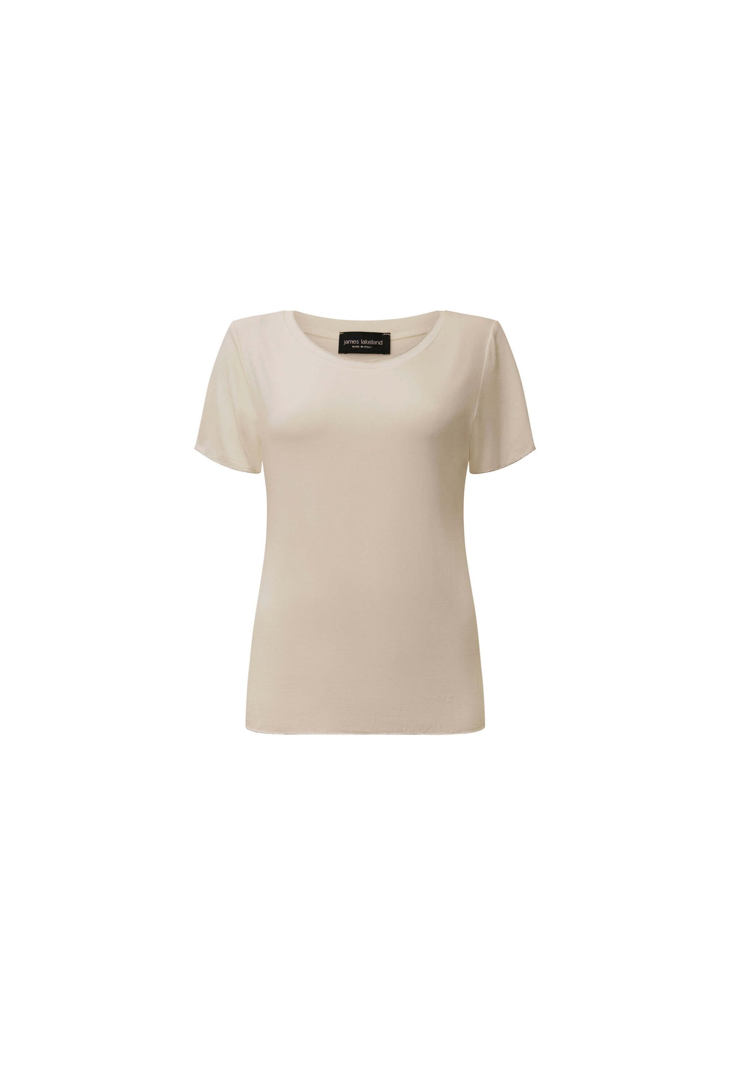 Short Sleeve Beige Top