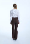 Boot Leg Brown Trousers