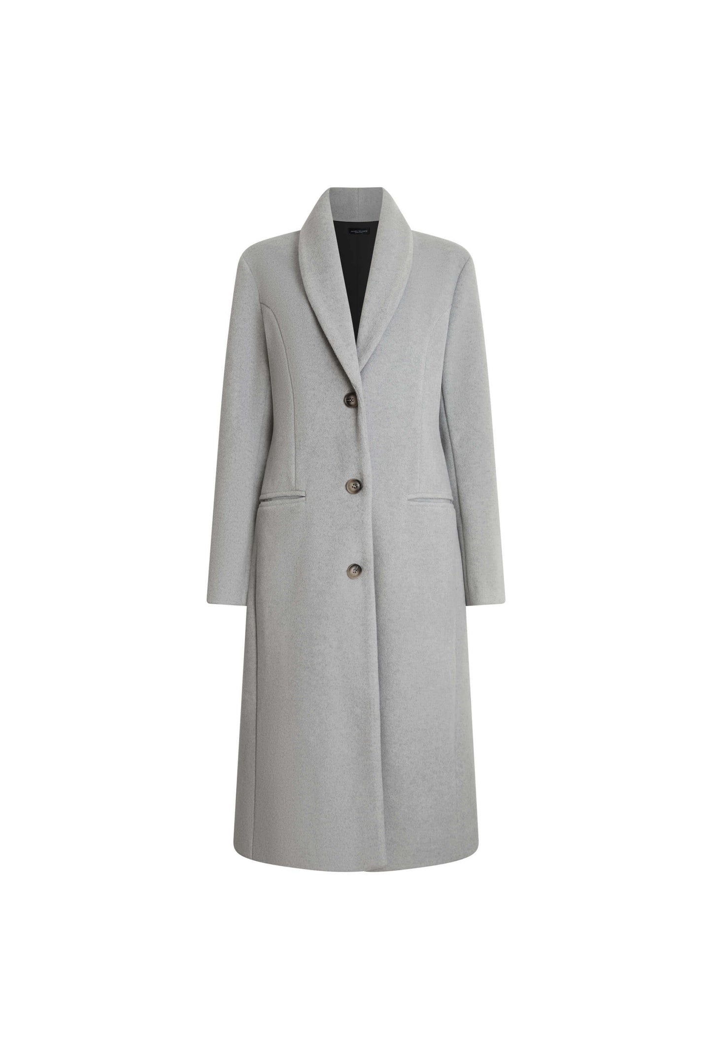 Button Grey Coat