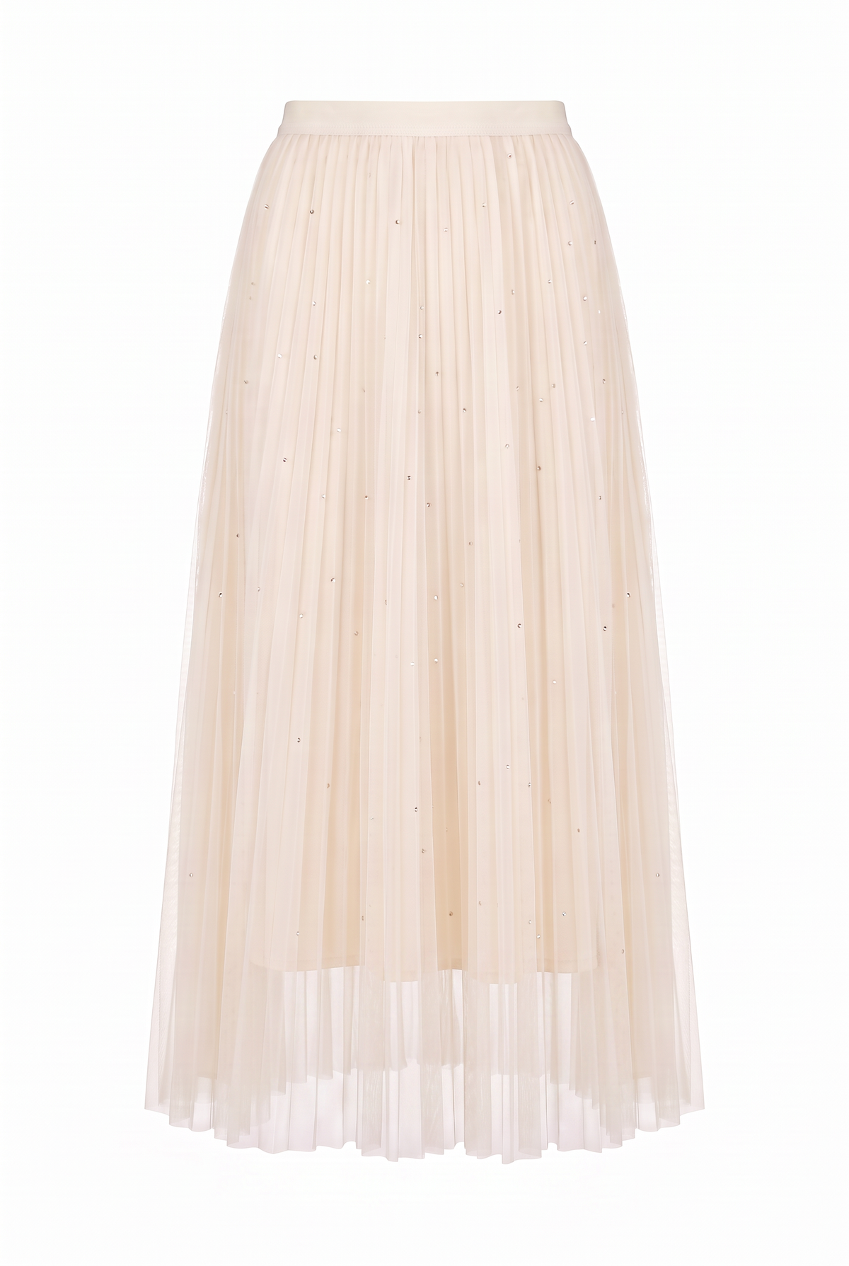 Tulle Swarovski Skirt Cream