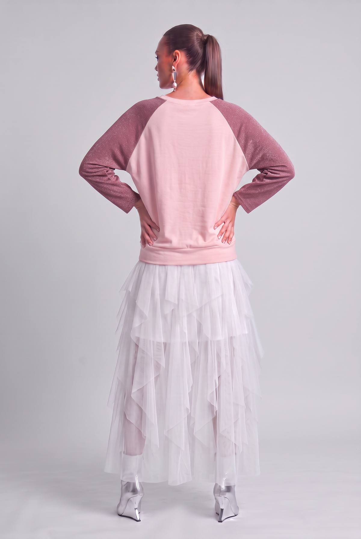Shimmer Blouse Pink
