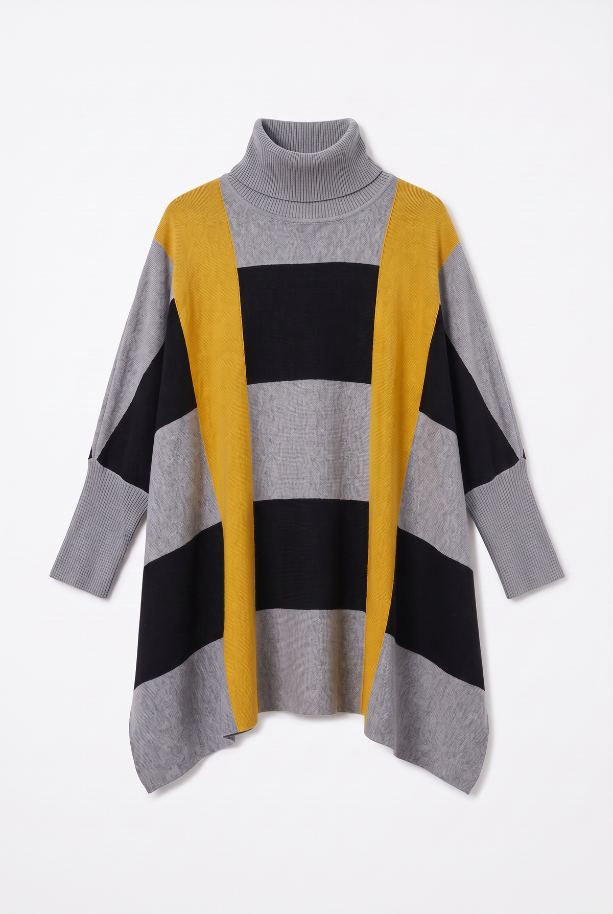 Mustard Accent Poncho