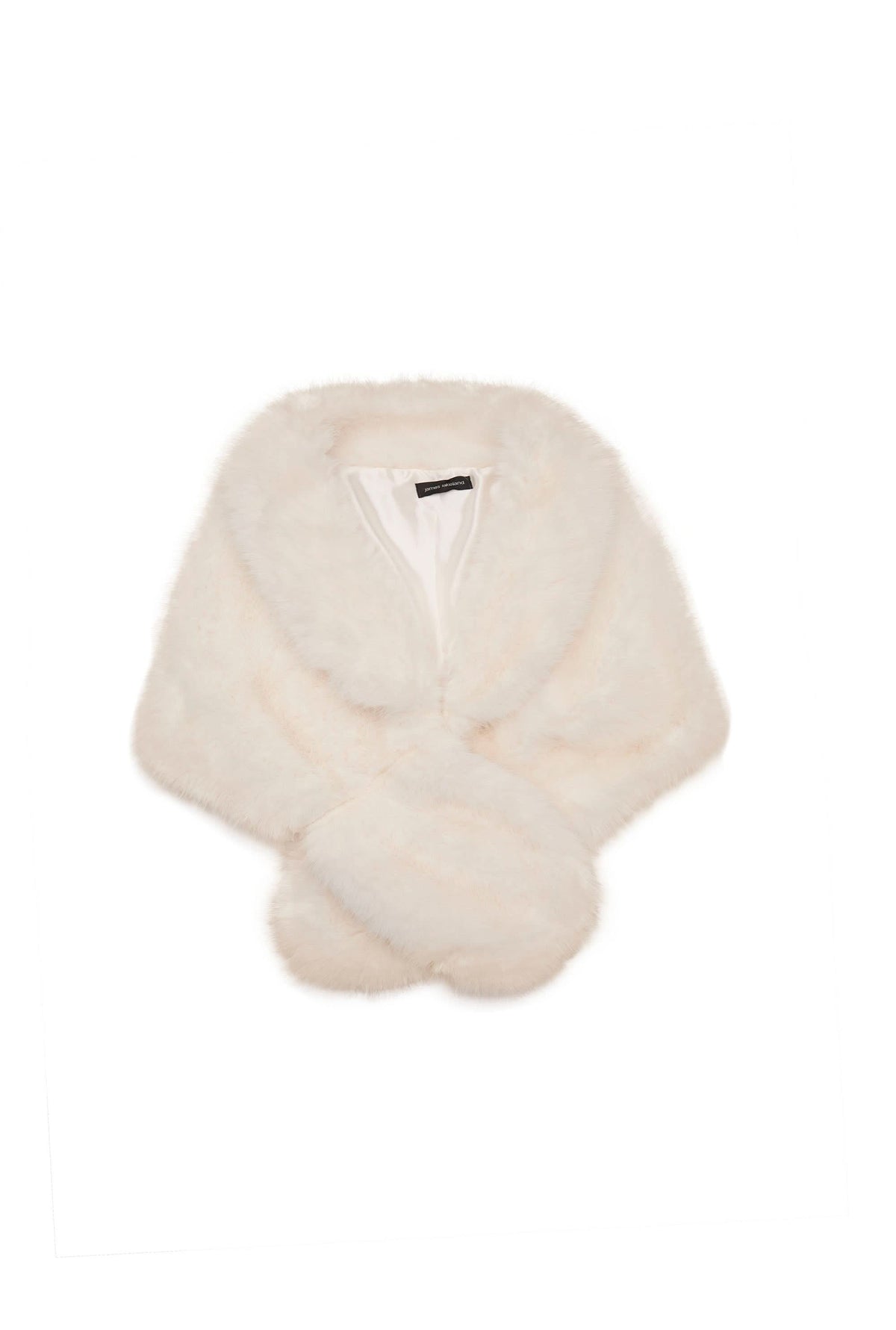 Cream Faux Fur Wrap