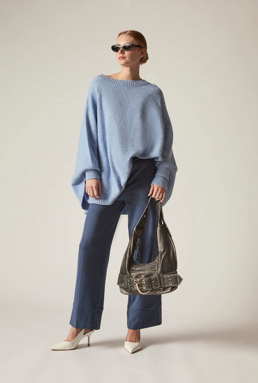Pale Blue One Size Pullover