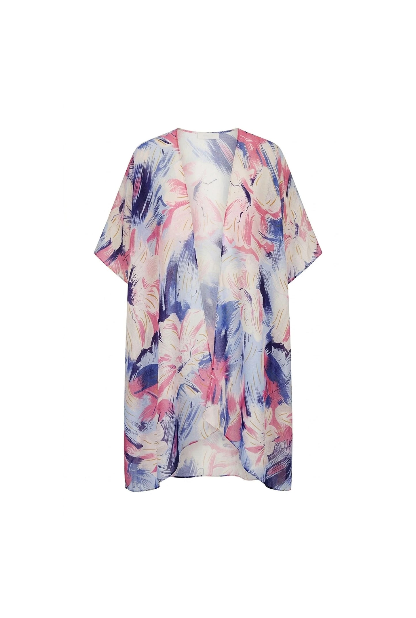 Blue Iris Print Kaftan