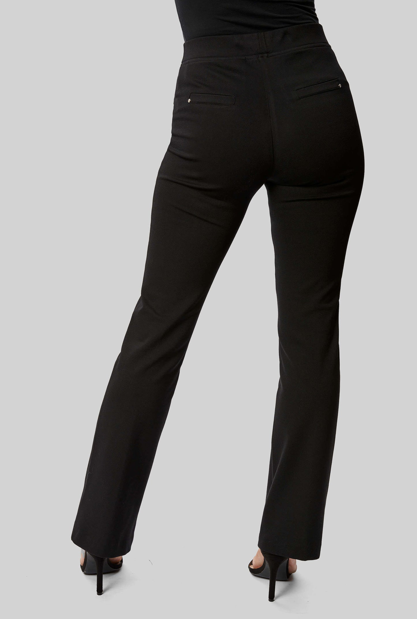 Boot Leg Trousers Black