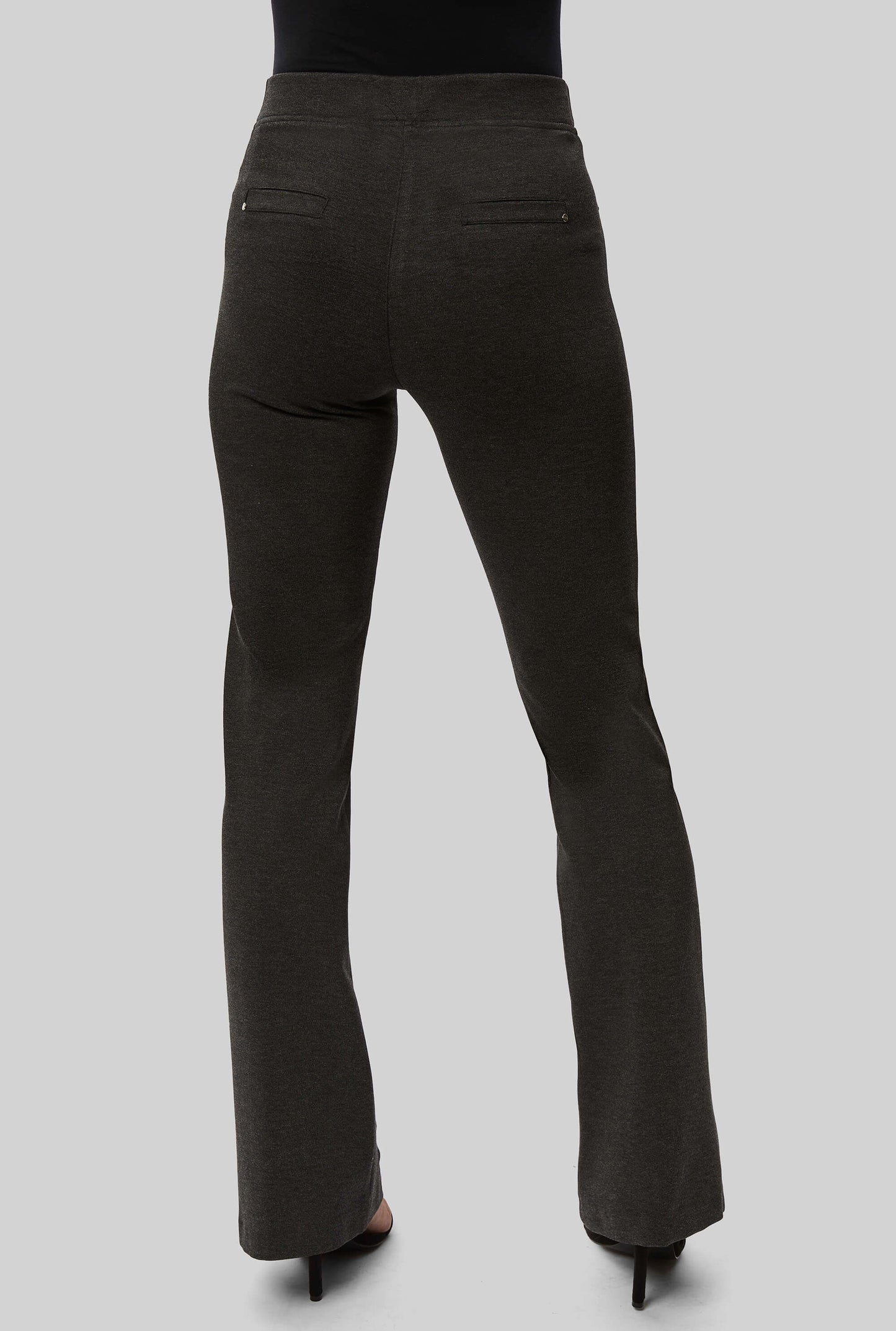 Boot Leg Trousers Grey