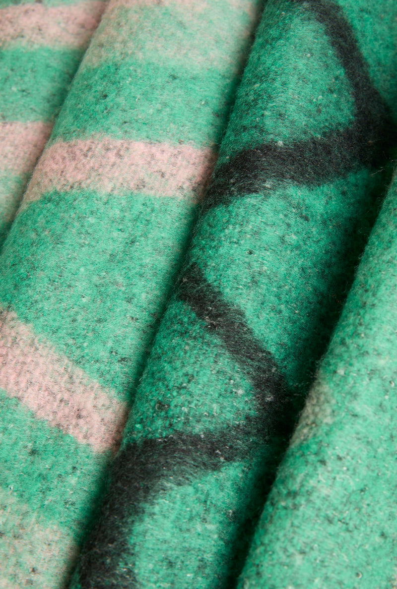 Abstract Green Scarf