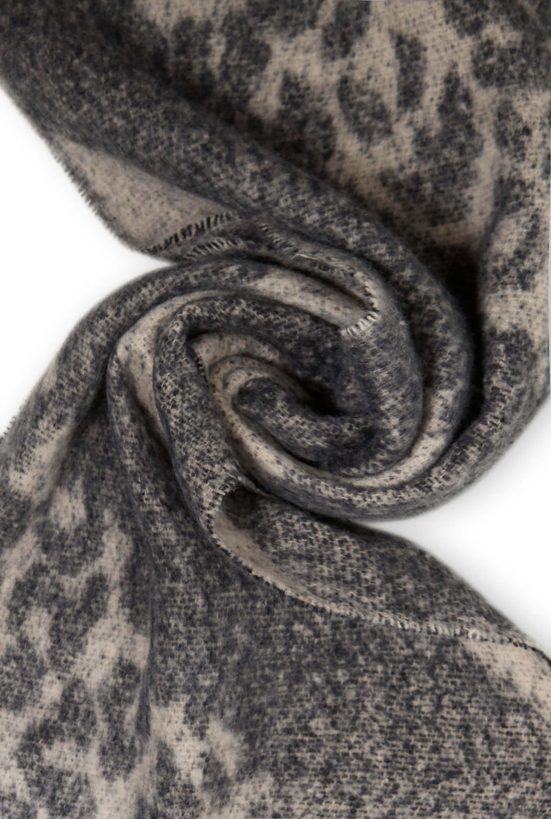 Asymmetrical Black Scarf