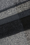 Asymmetrical Checkered Scarf Grey