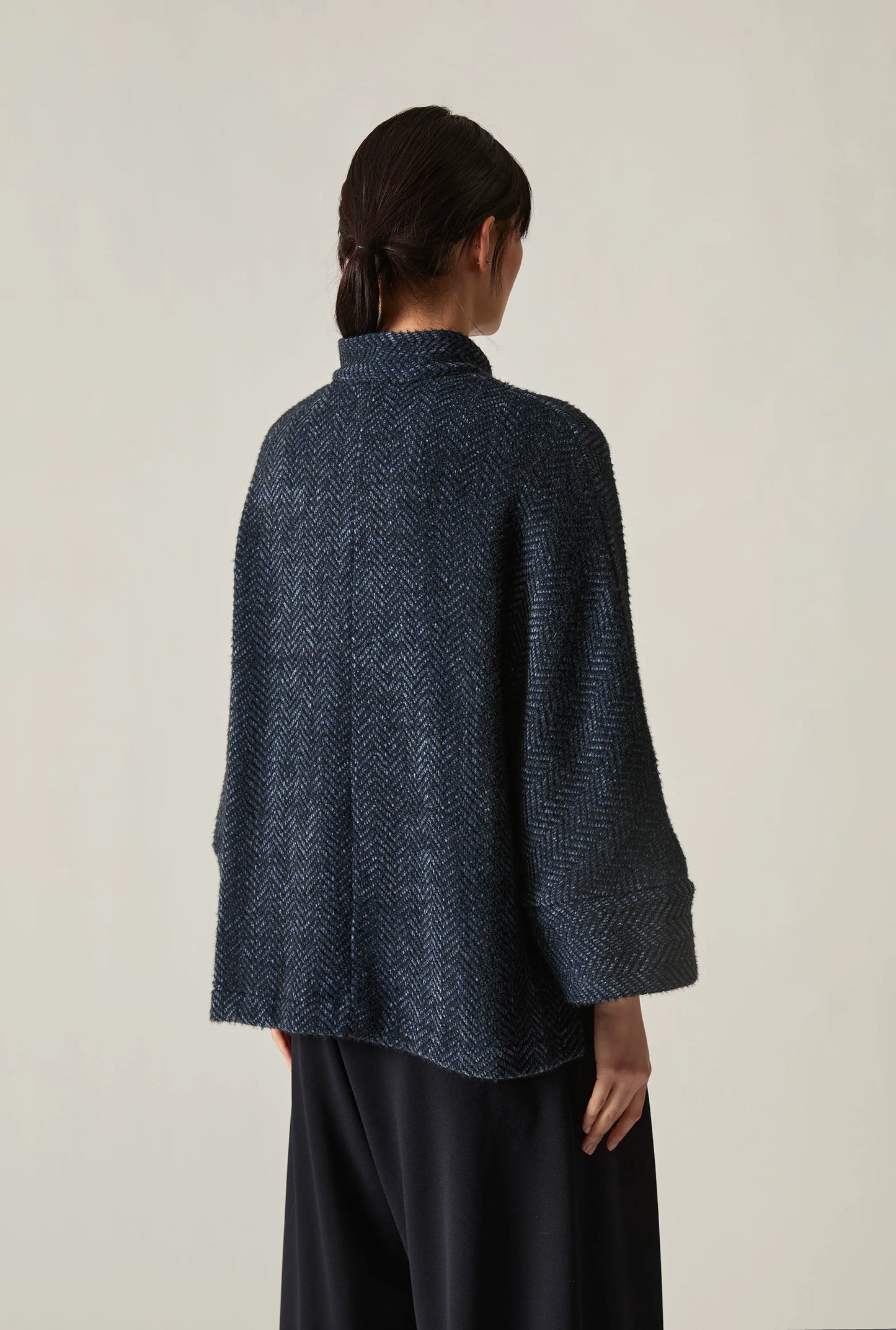 Batwing Black and Navy Jacket