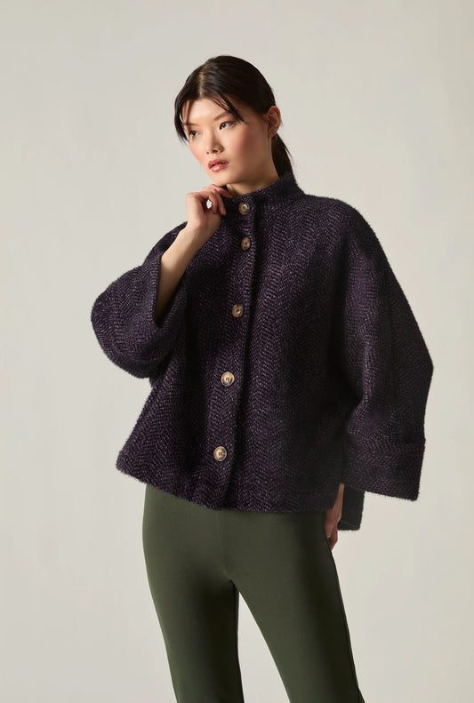 Batwing Black and Purple Jacket