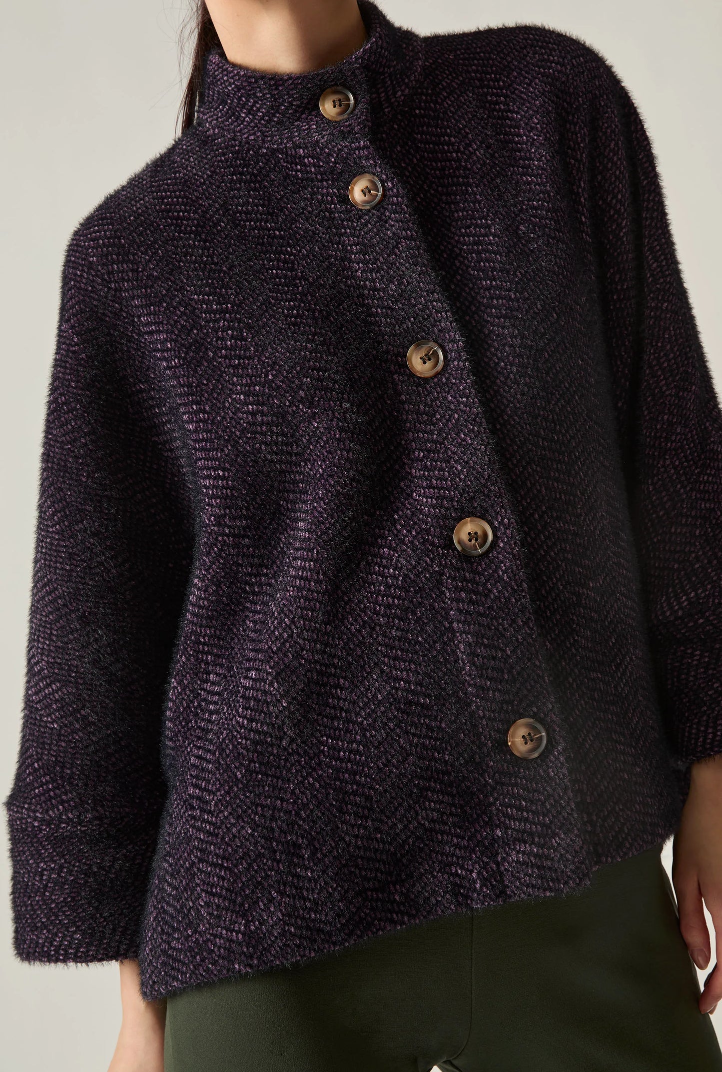 Batwing Black and Purple Jacket