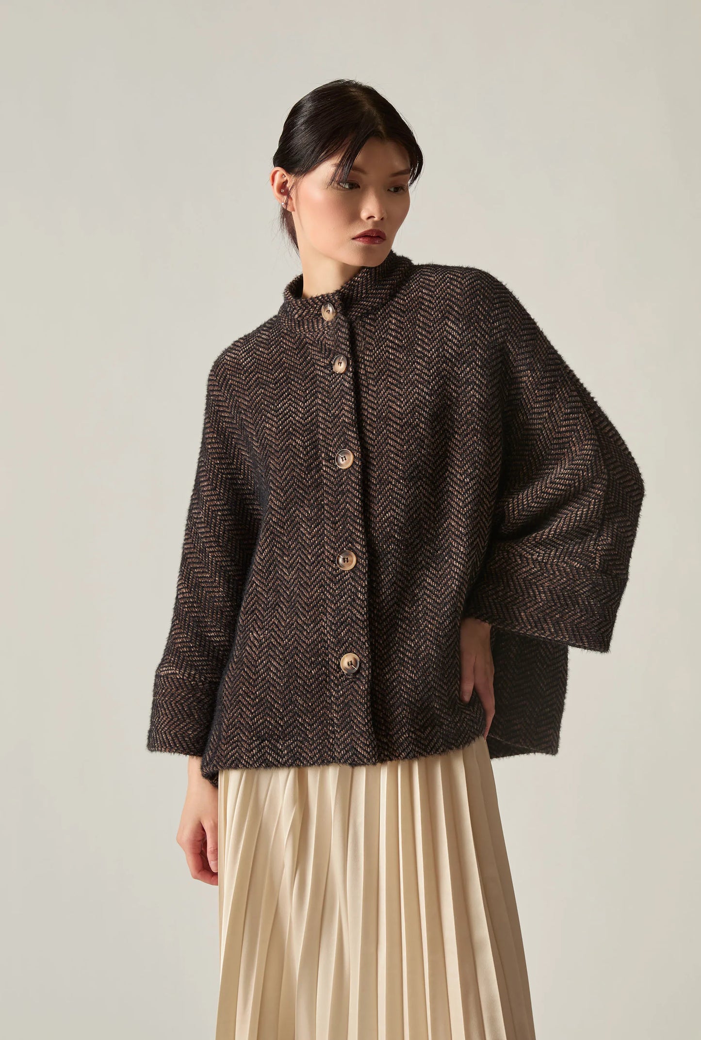 Batwing Brown and Black Jacket