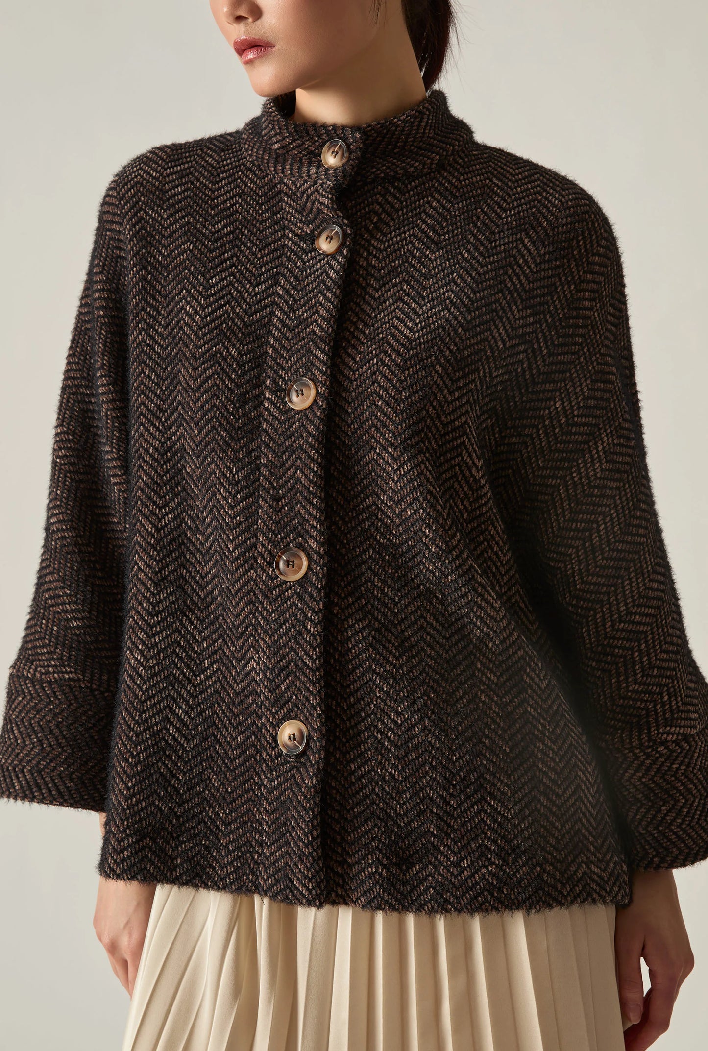 Batwing Brown and Black Jacket