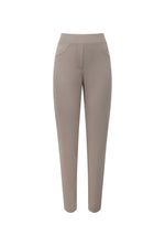 Beige Cigarette Trousers