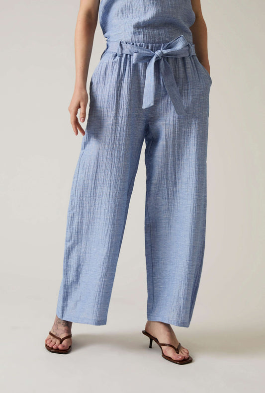 Belted Blue Trousers