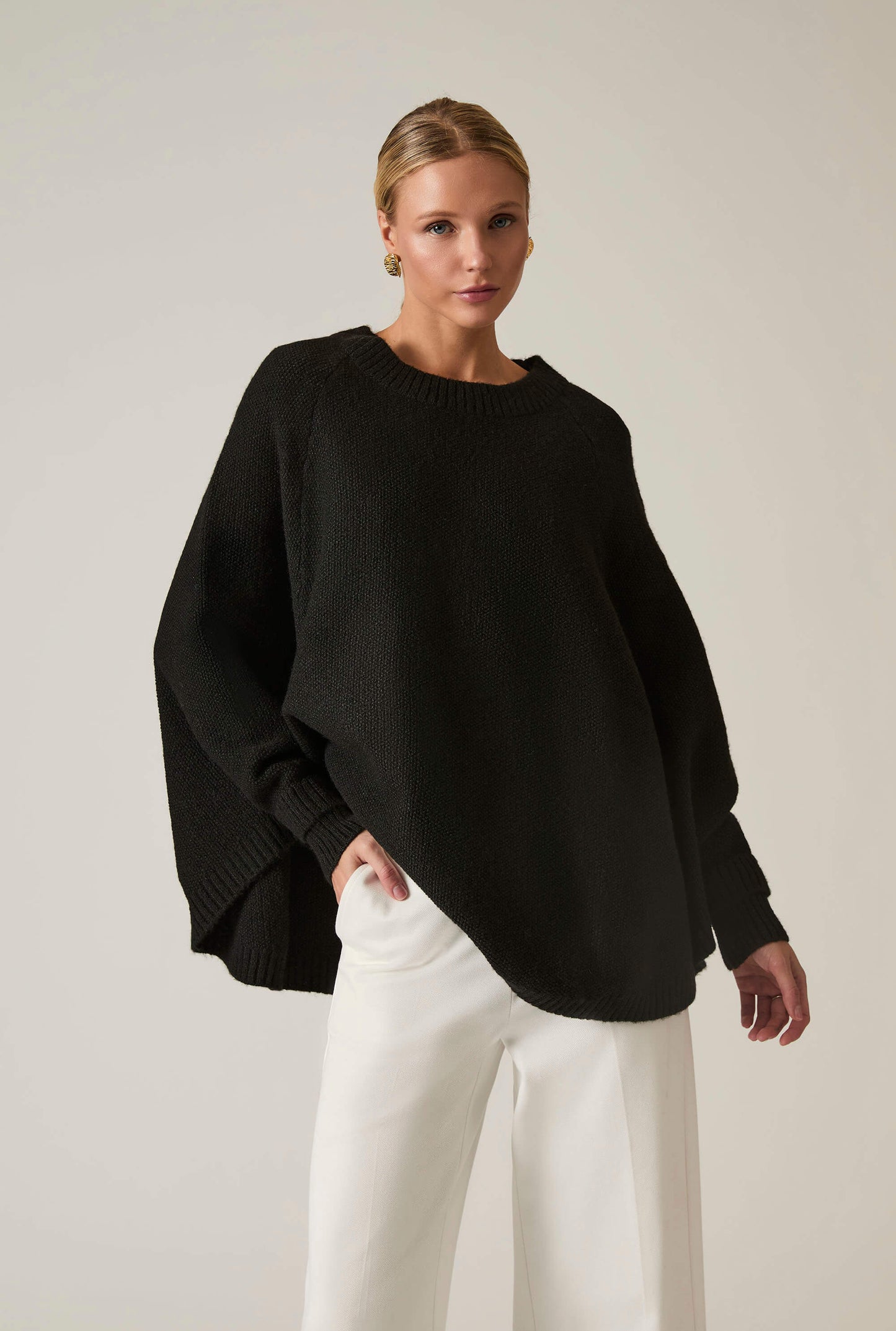 Black One Size Pullover
