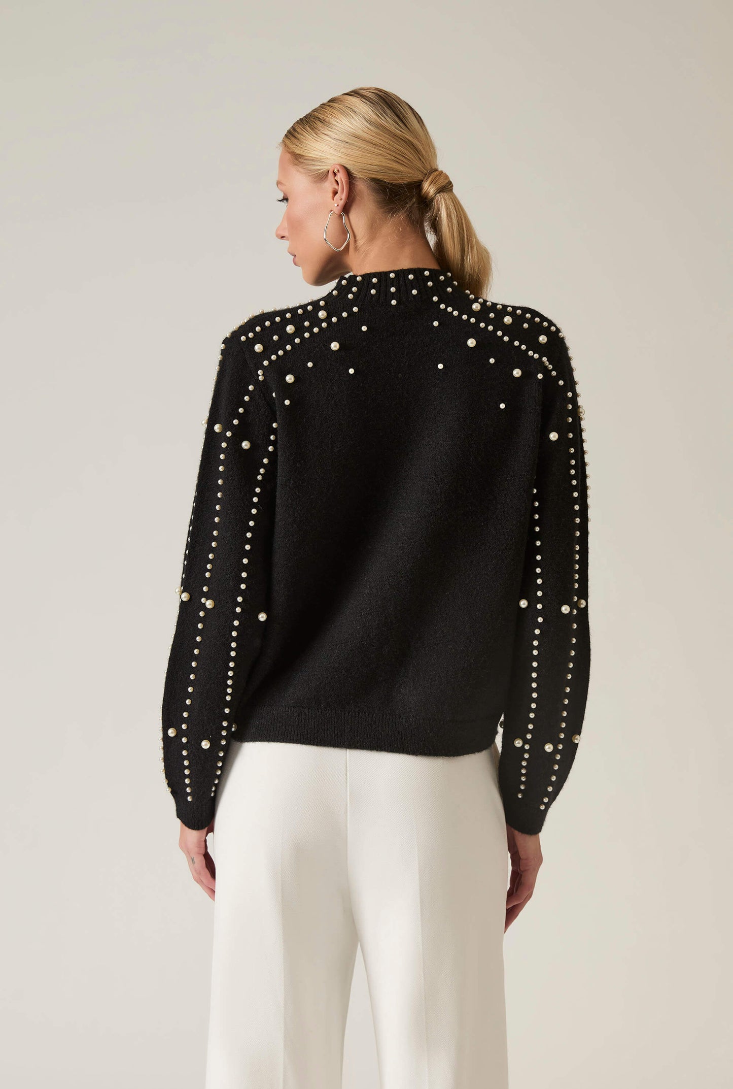 Black Pearl Sleeve Jumper