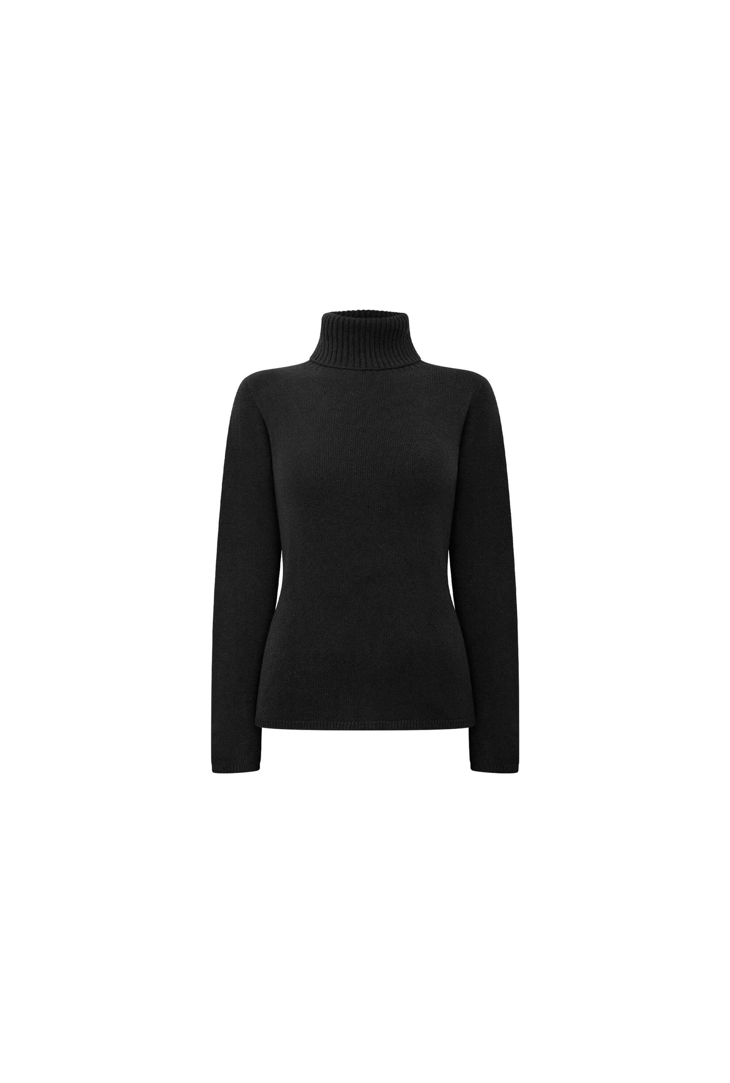 Black Polo Neck Jumper