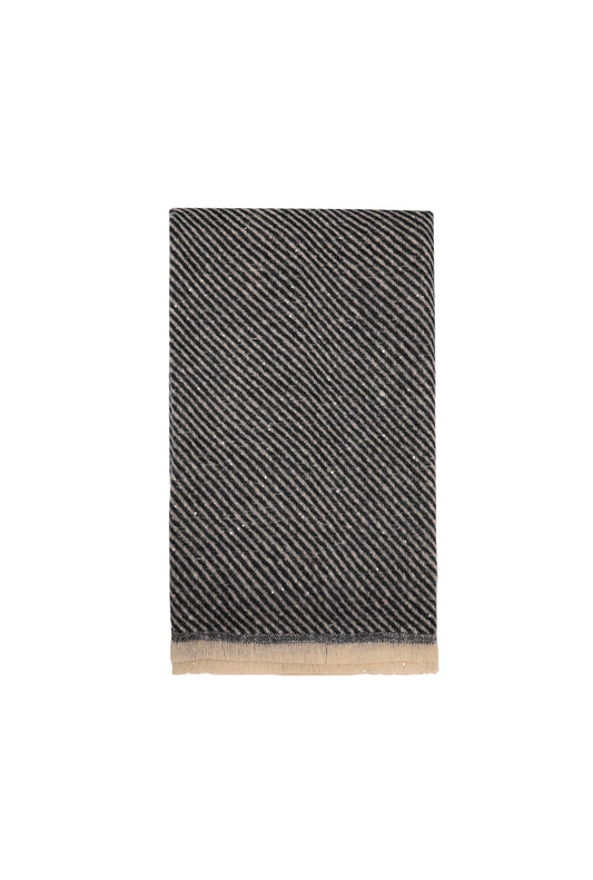 Black Sequin Detail Scarf