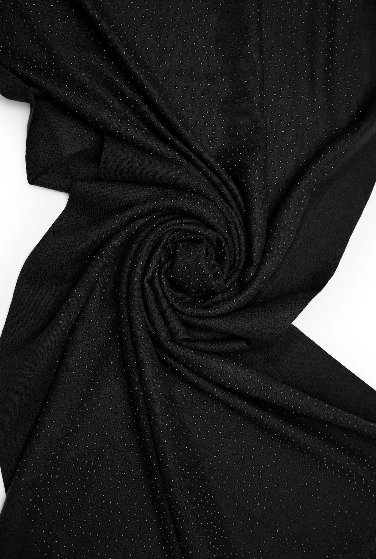 Black Silver Stud Scarf