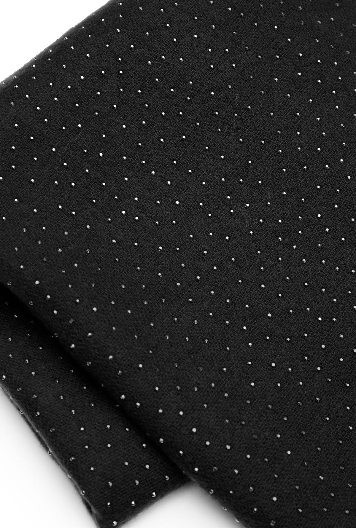 Black Silver Stud Scarf