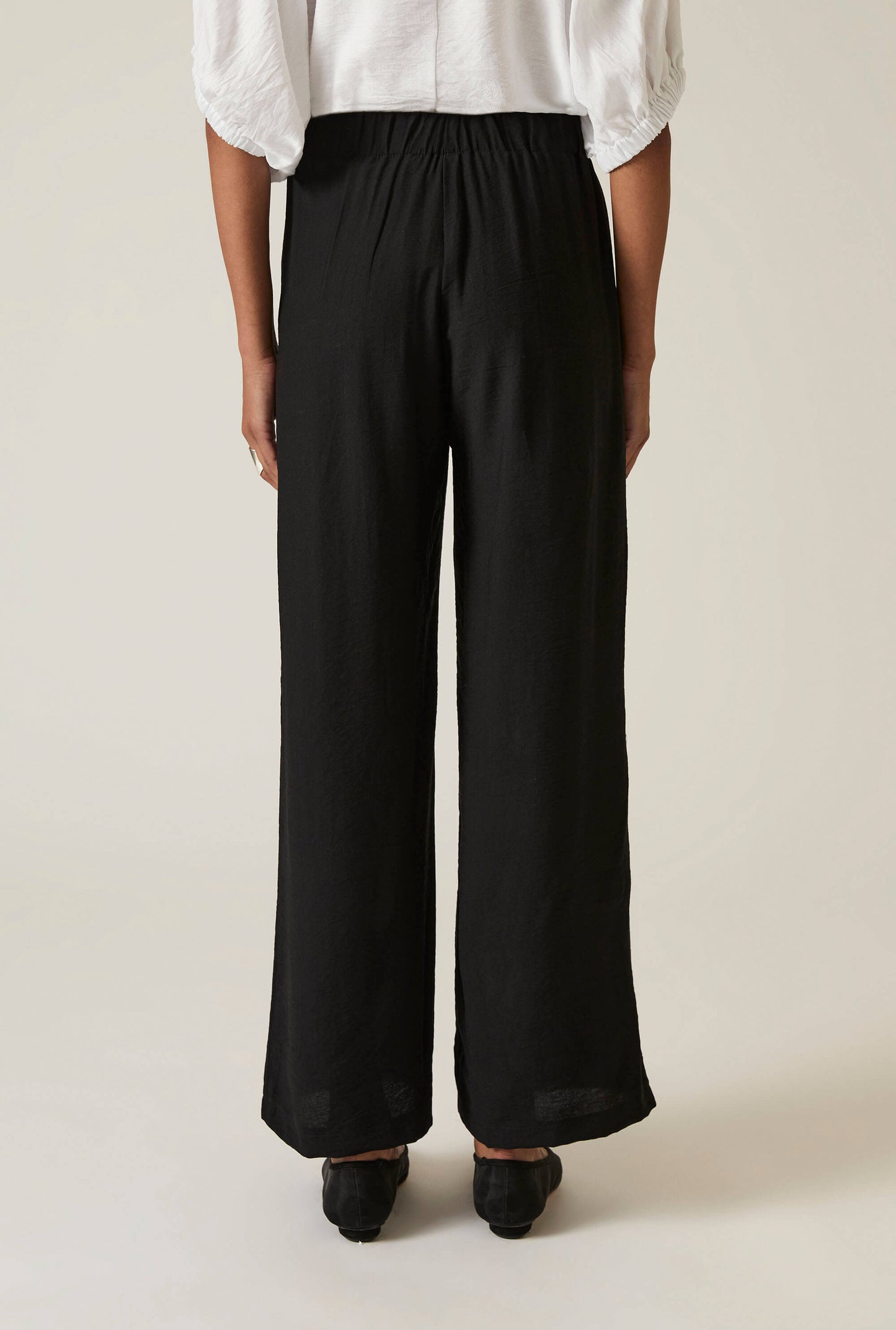 Black Wide-leg Trousers