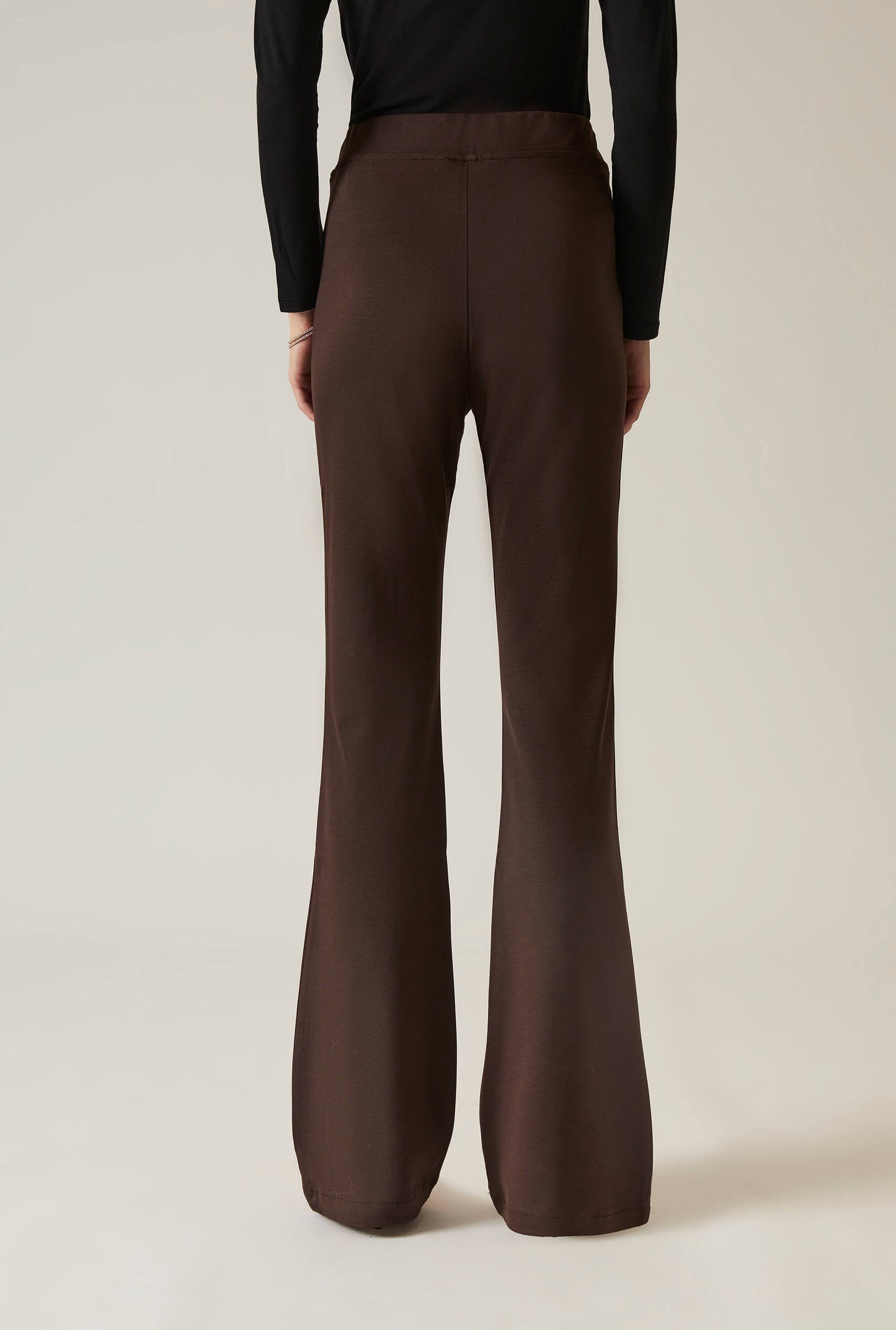 Dark Brown Bootleg Trousers