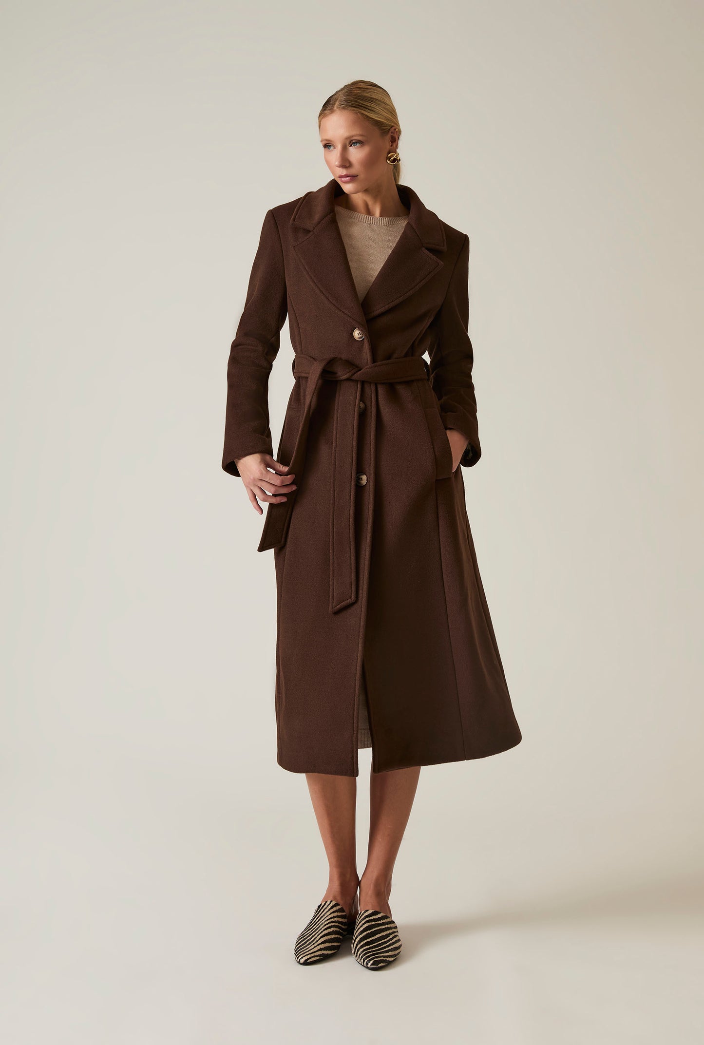 Brown Classic Coat
