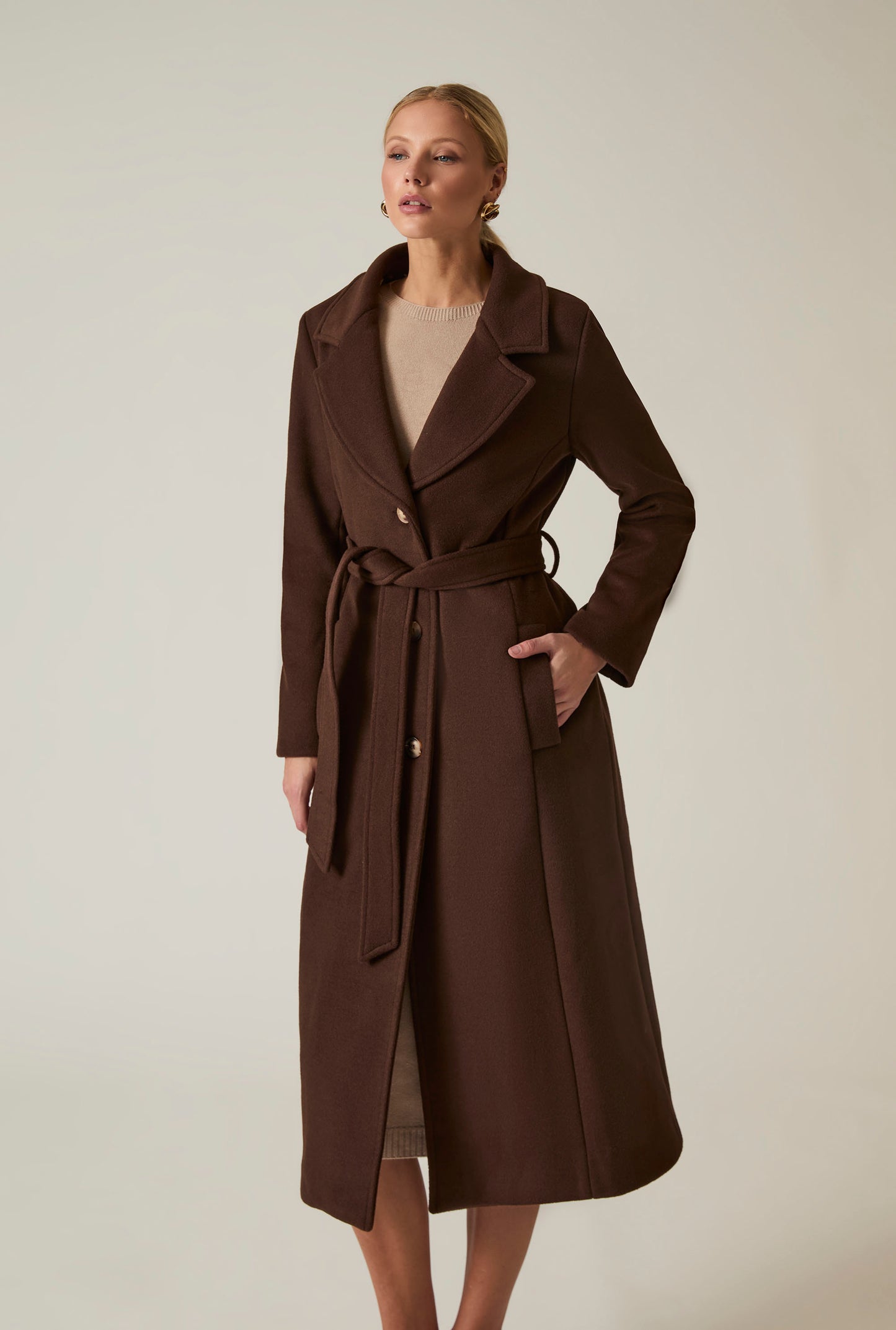Brown Classic Coat