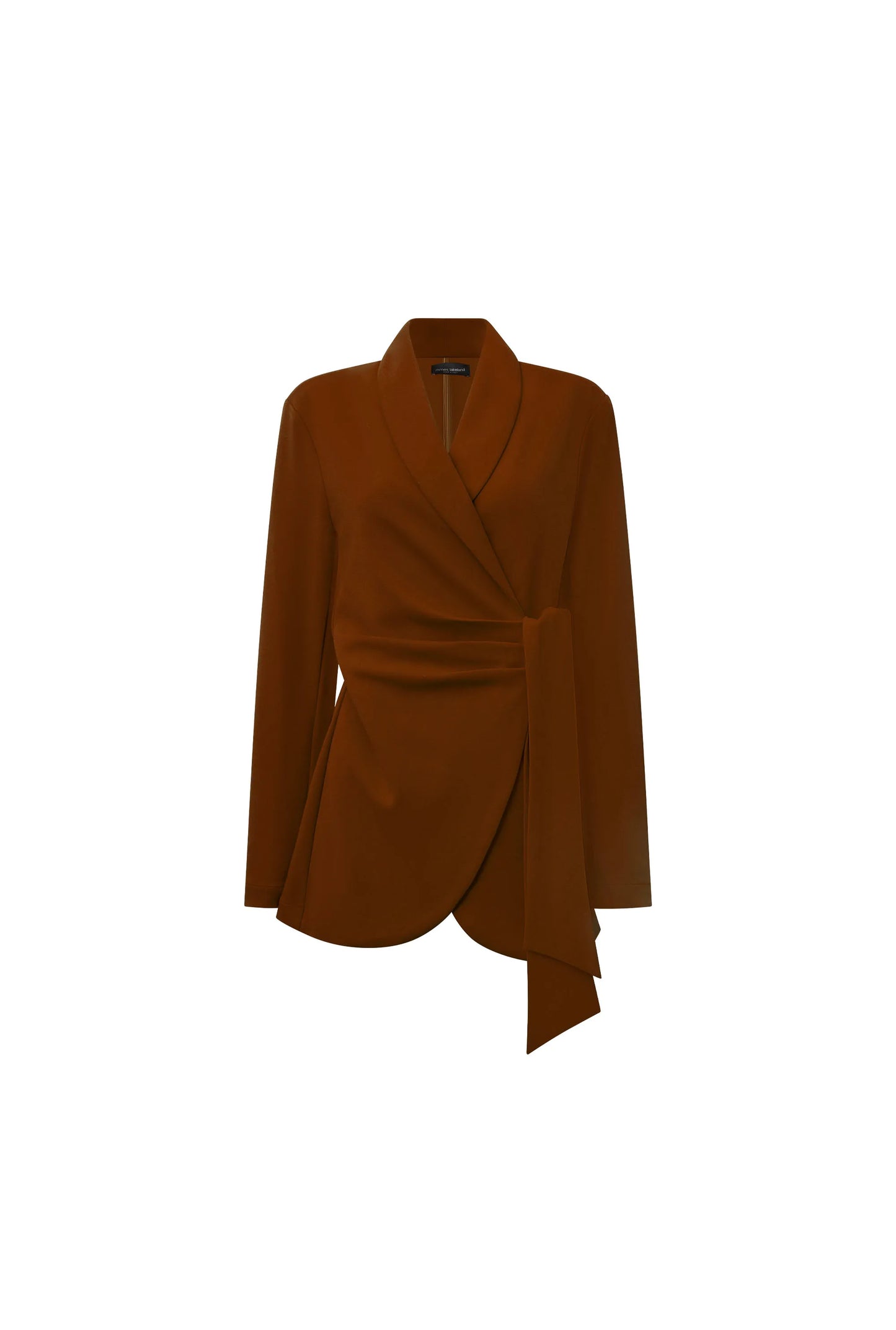 Rust Side Sash Blazer