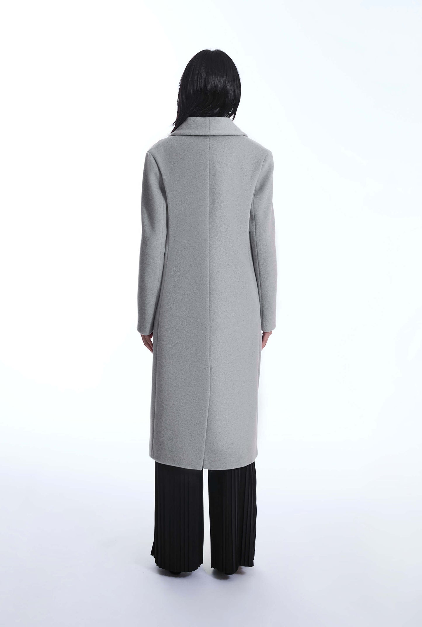 Button Grey Coat