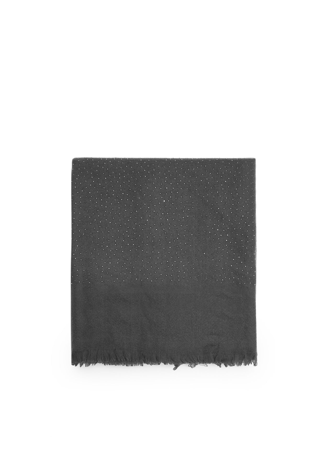Charcoal Silver Stud Scarf