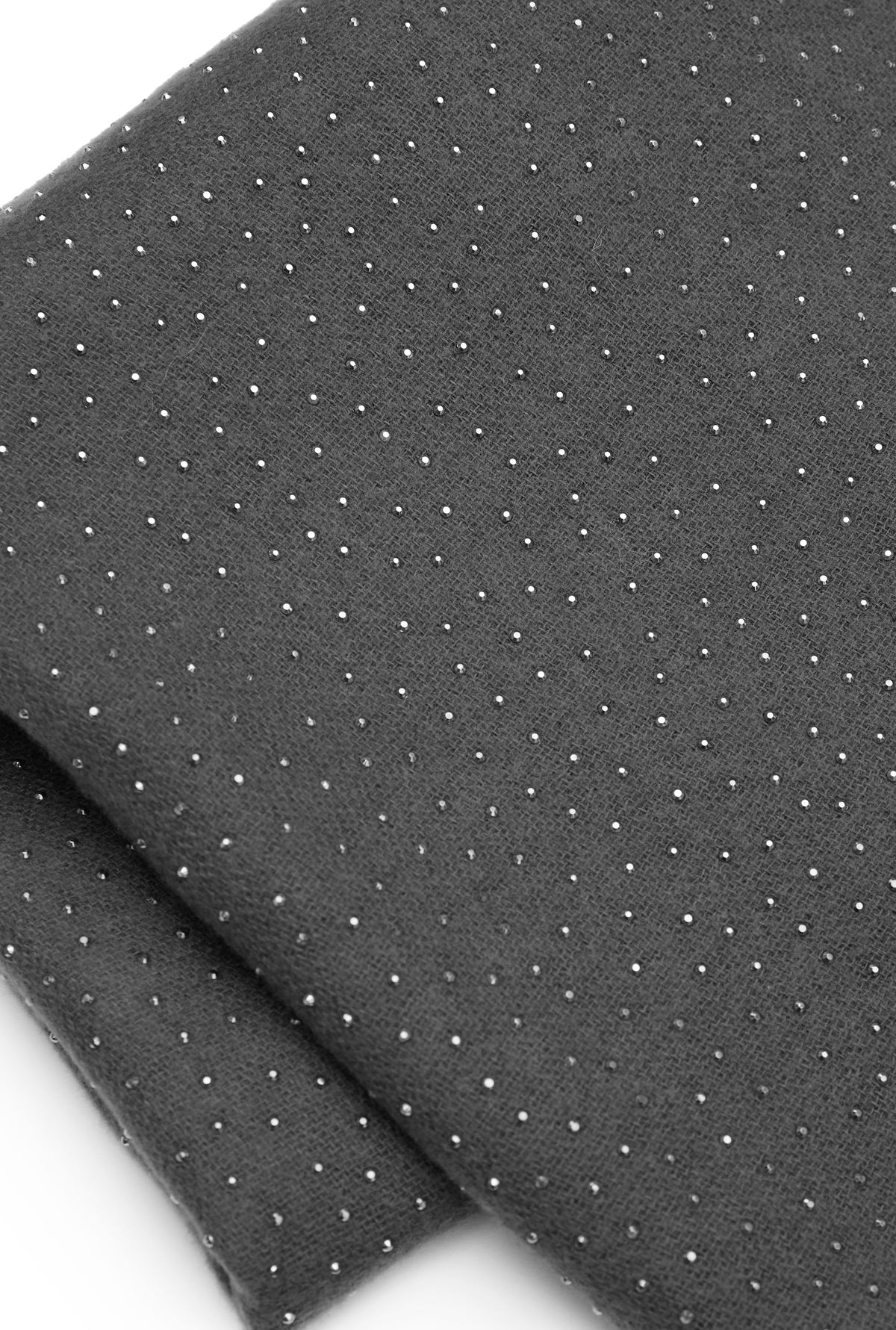 Charcoal Silver Stud Scarf