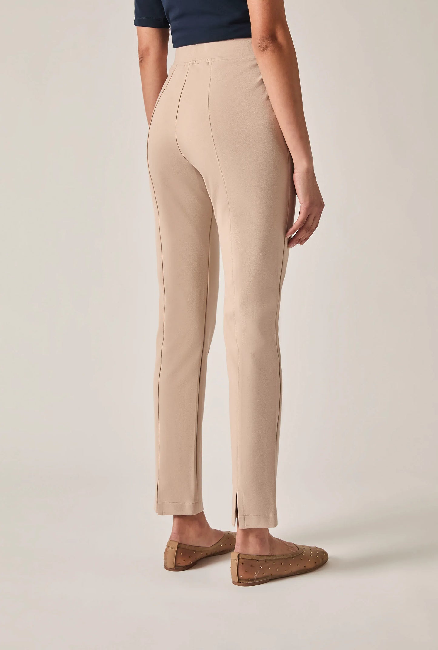 Cigarette Trousers Beige