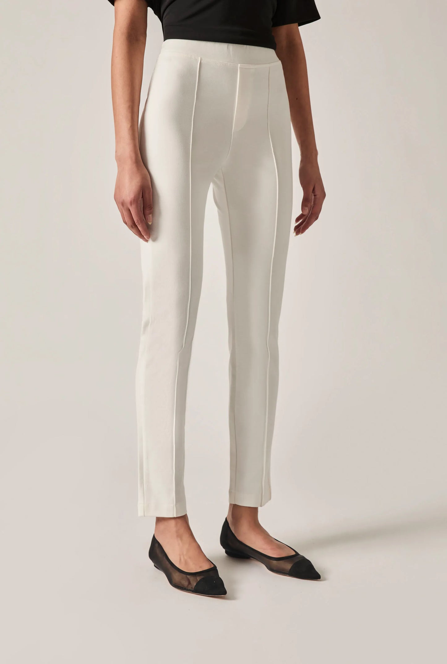 Cigarette Trousers Cream