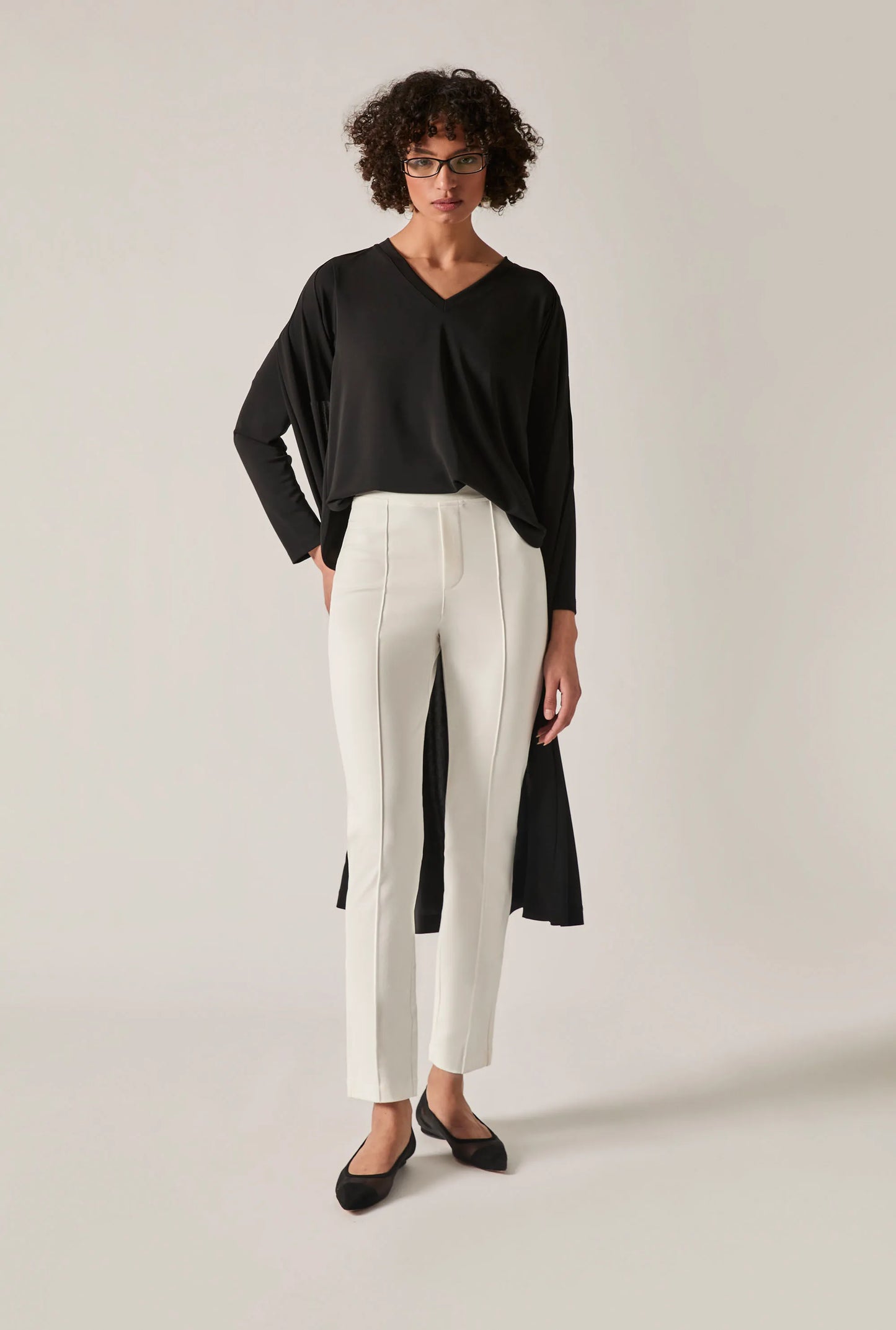 Cigarette Trousers Cream