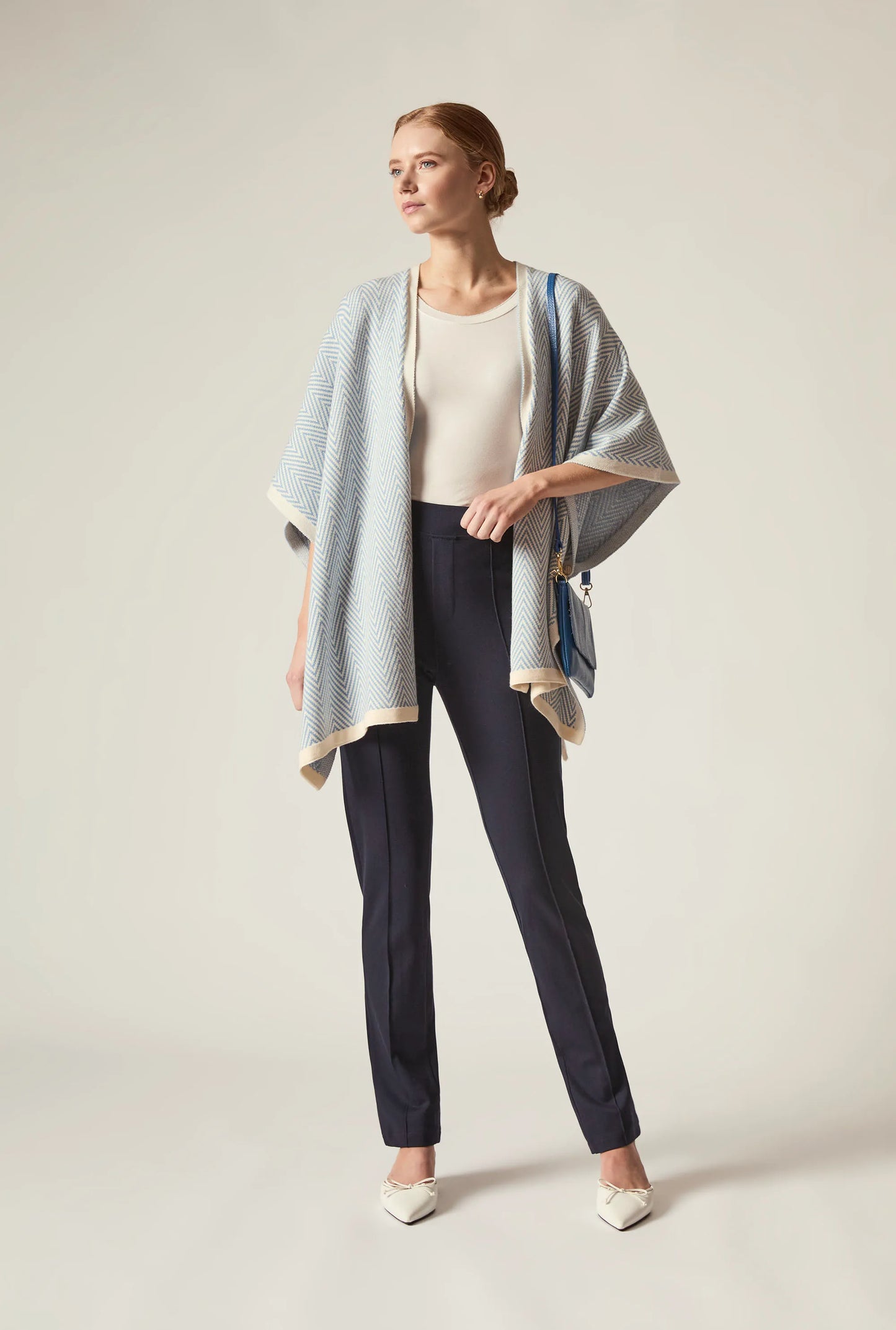 Cigarette Trousers Navy