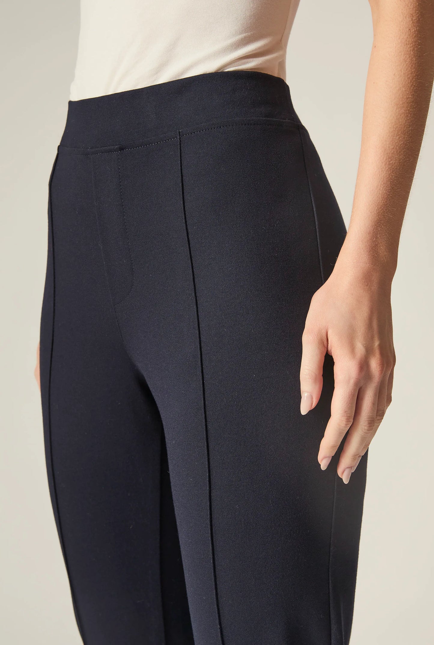 Cigarette Trousers Navy