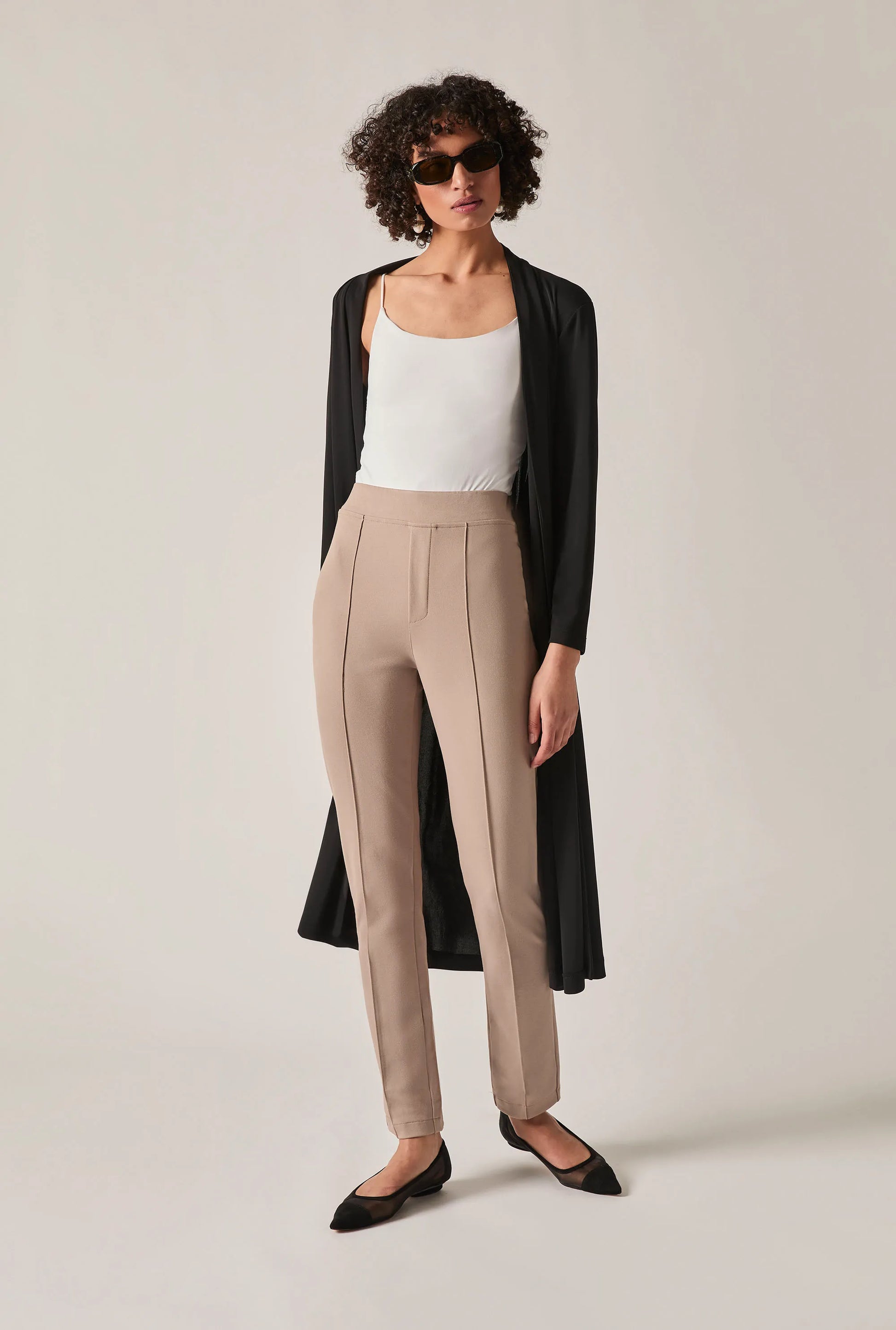 wool cigarette pants Alexander Wang Black Wool Cigarette Pants with Zipper Pockets Women's US 6 wool cigarette pants Alexander Wang Black Wool Cigarette Pants with Zipper Pockets Women's US 6