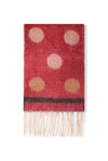 Circle Red Scarf