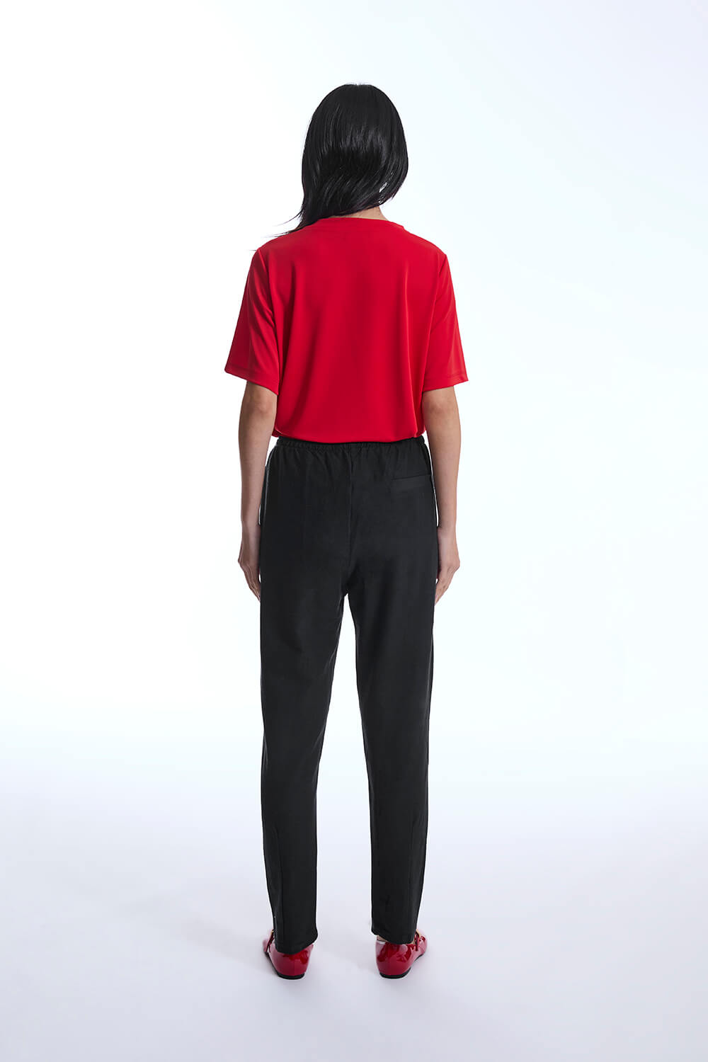 Cotton Black Trousers