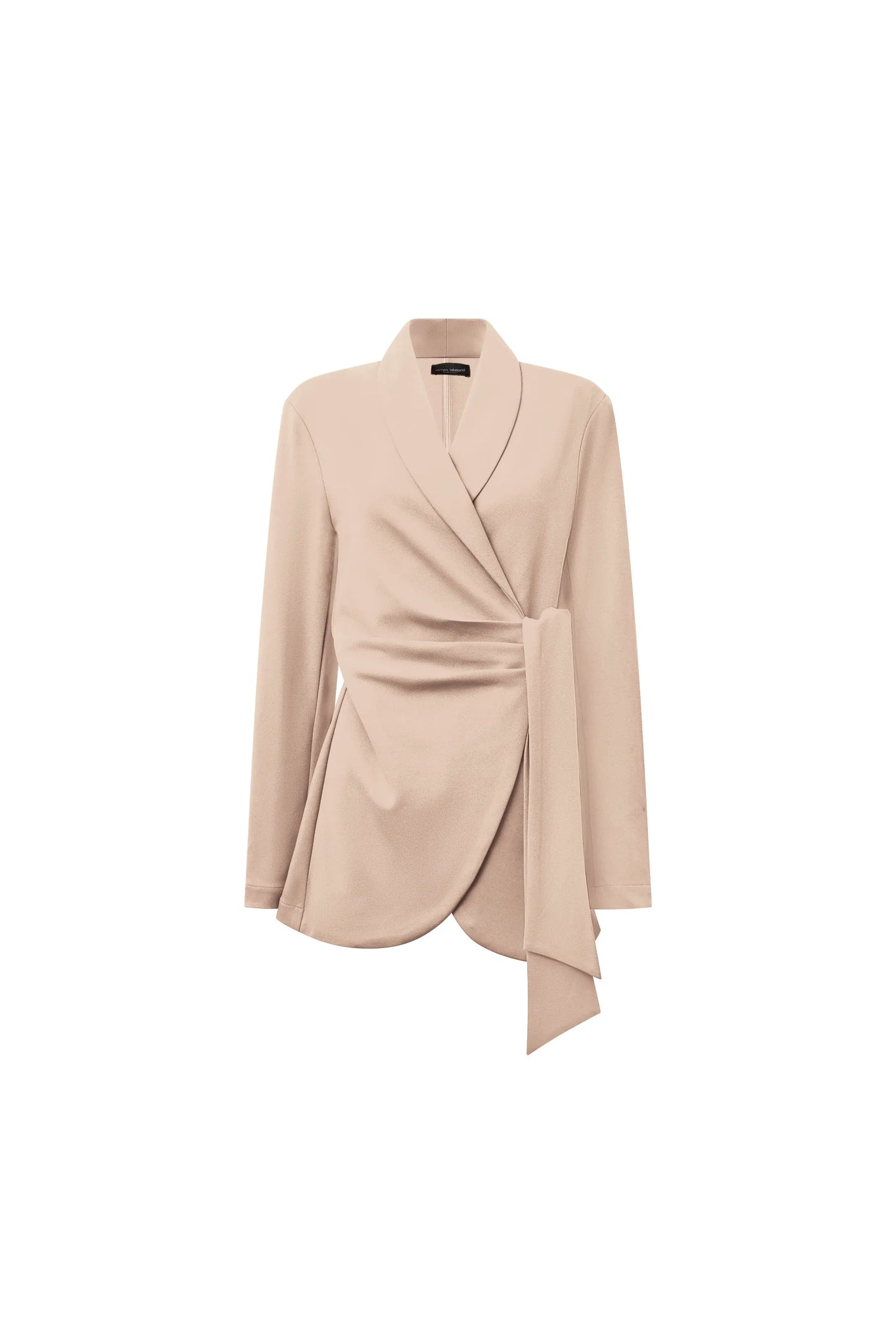 Cream Side Sash Blazer