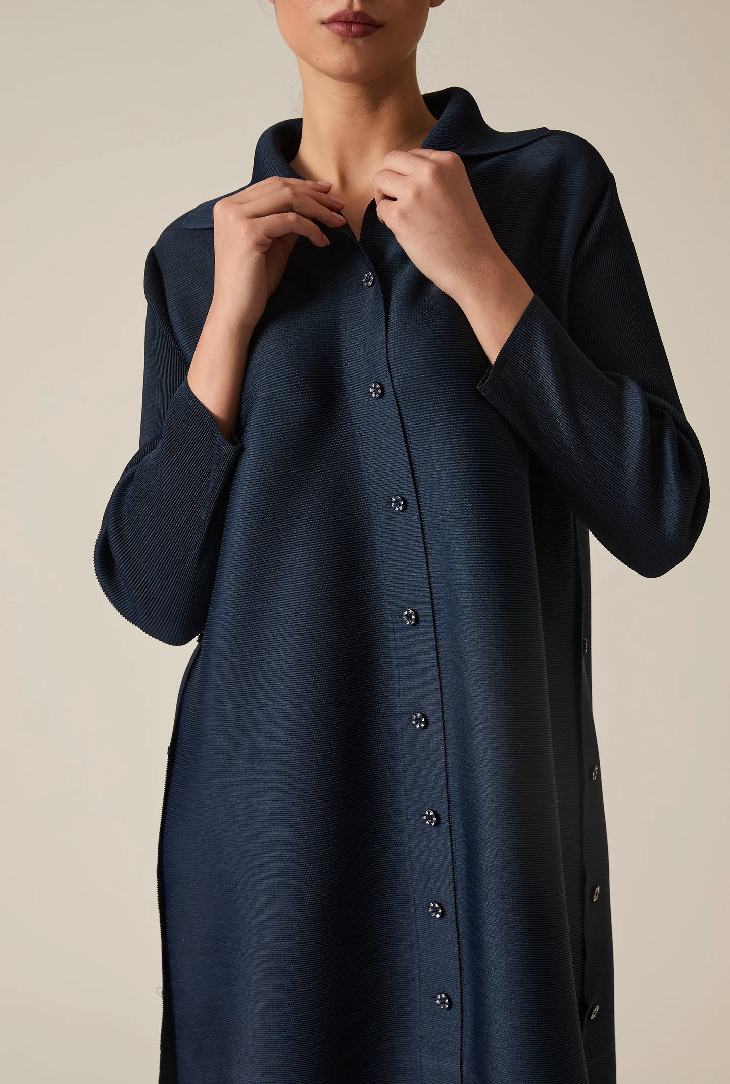 Dark Navy Shirt Dress