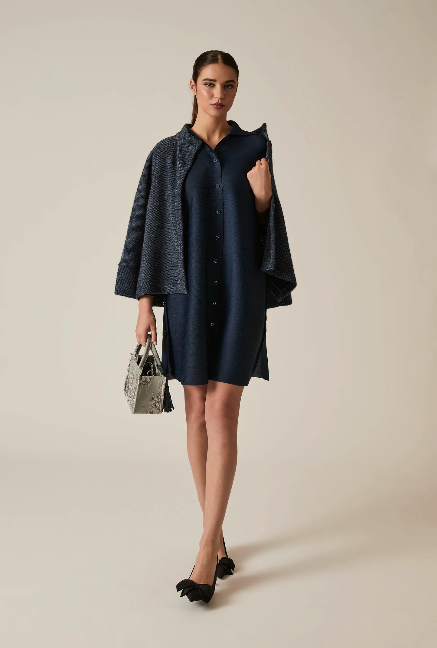 Dark Navy Shirt Dress