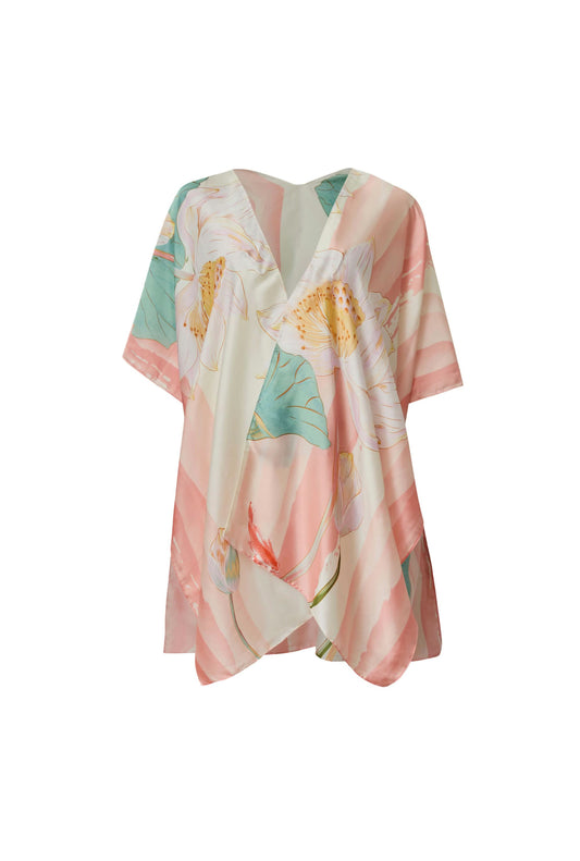 Floral Peach Kaftan