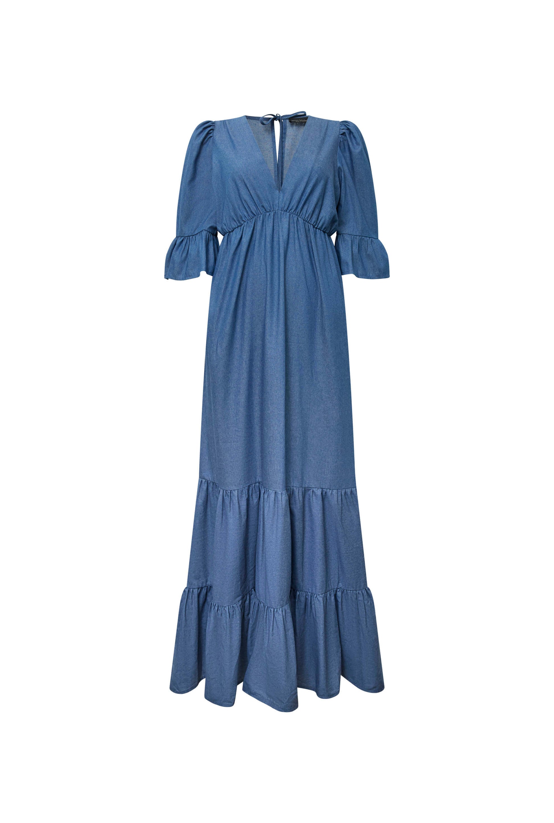 Tiered Denim Dress Chic & Flattering Denim Style James Lakeland Tiered Denim Dress Chic & Flattering Denim Style James Lakeland