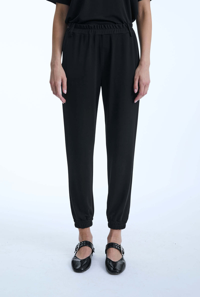 Jersey Black Trousers